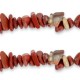 Chips stone beads Rosewood brown